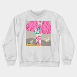 Butterfly Ballerina Crewneck Sweatshirt